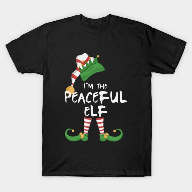 I'm The Peaceful Elf T-Shirt by novaya